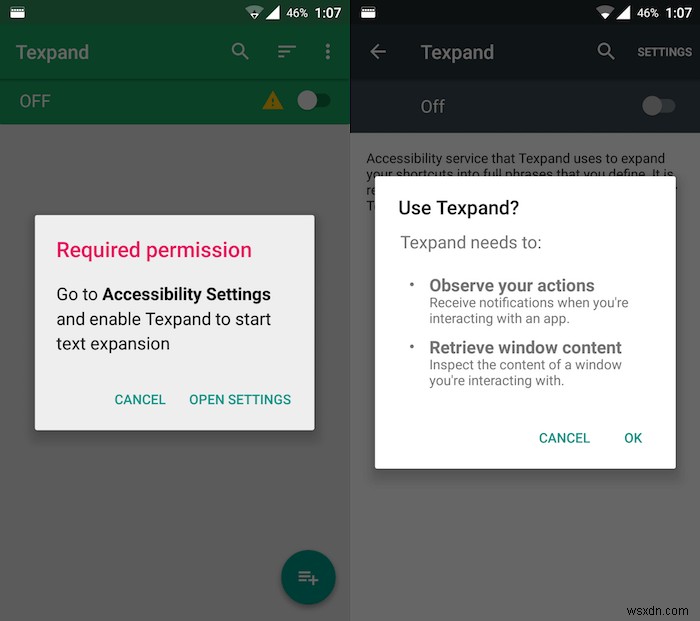 Texpand:안드로이드를 위한 훌륭한 텍스트 확장 앱 