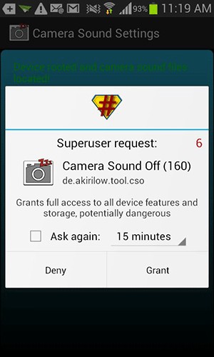 Android에서 카메라 셔터 소리를 비활성화하는 방법 