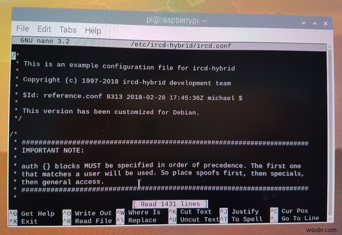 Raspberry Pi를 IRC 서버로 바꾸는 방법 