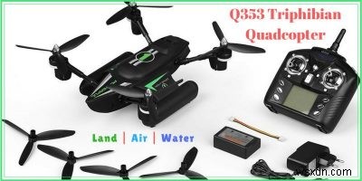 WLtoys Q353 Triphibian Quadcopter – 검토 및 경품 