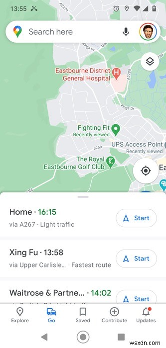 Google 지도에 경로를 저장하는 방법