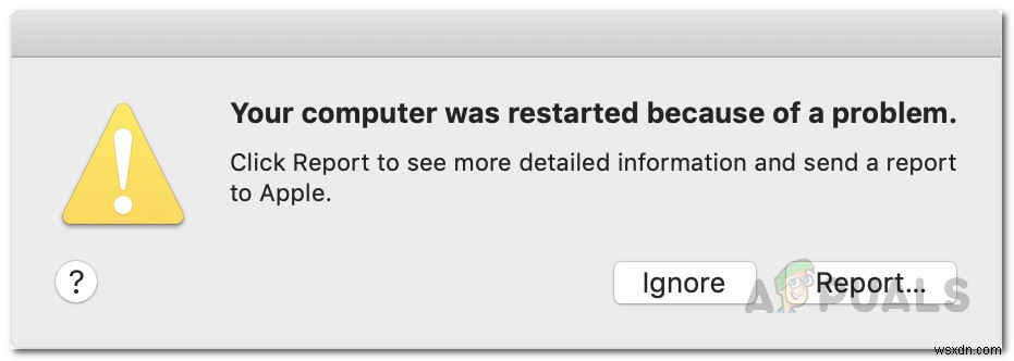 수정:Mac에서  문제 때문에 컴퓨터가 재시동되었습니다 ? 