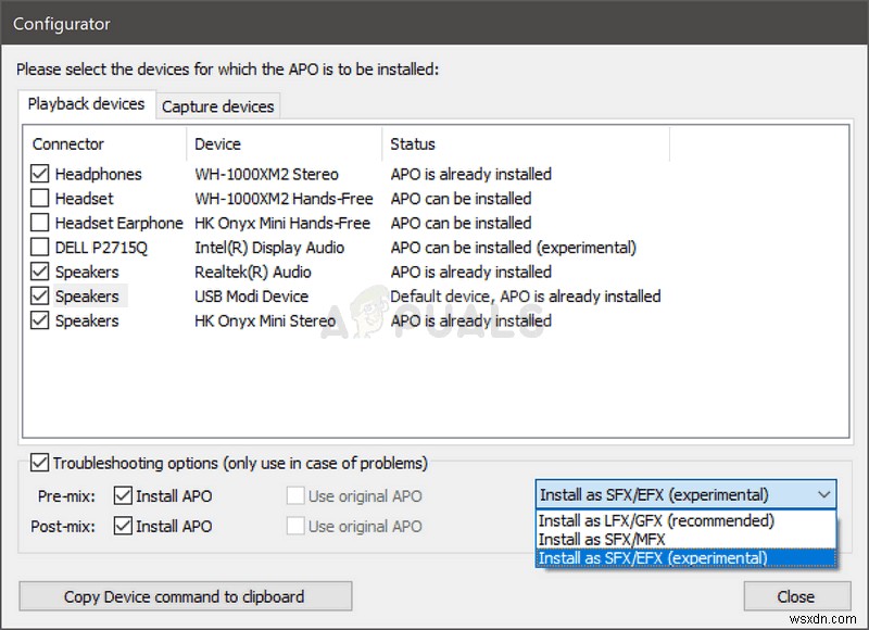 Windows 10에서 작동하지 않는 이퀄라이저 APO를 수정하는 방법은 무엇입니까? 