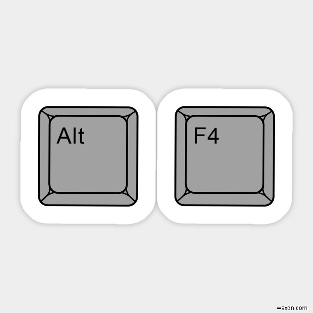 Windows에서 Alt + F4가 작동하지 않는 문제를 해결하는 방법 