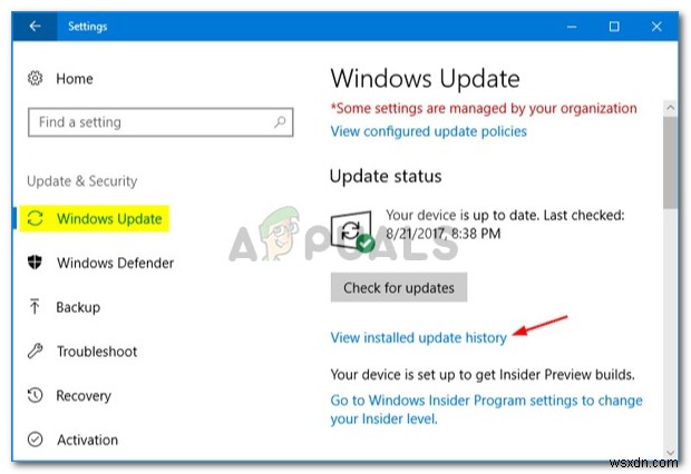 수정:Windows 10의 Windows 업데이트 오류 0x8024a11a 