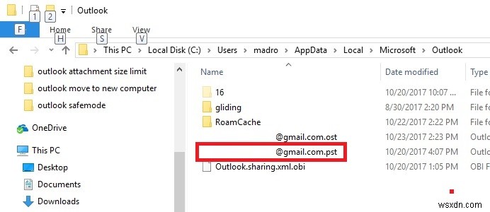 Outlook  모든 버전 을 새 컴퓨터로 이동하는 방법