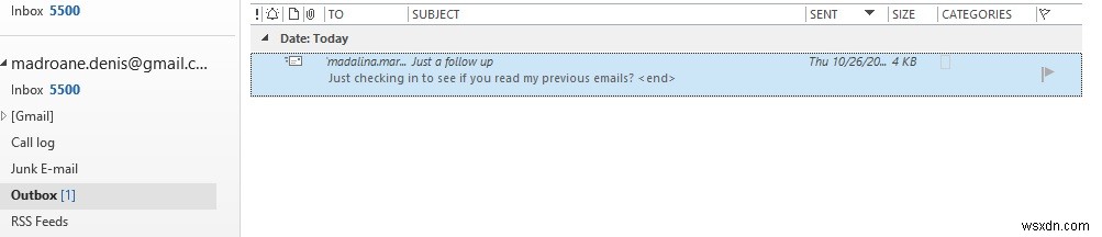 수정:Outlook이 이메일을 보내지 않음  2007, 2010, 2013, 2016  