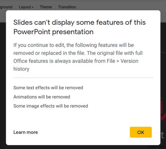 PowerPoint 프레젠테이션을 Google 슬라이드로 변환하는 방법