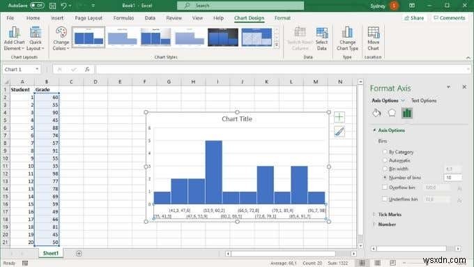 Excel에서 히스토그램을 만드는 방법