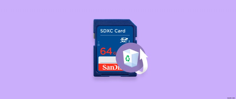 SDXC 카드 복구:2021년 SDXC 카드에서 삭제된 파일을 복구하는 방법