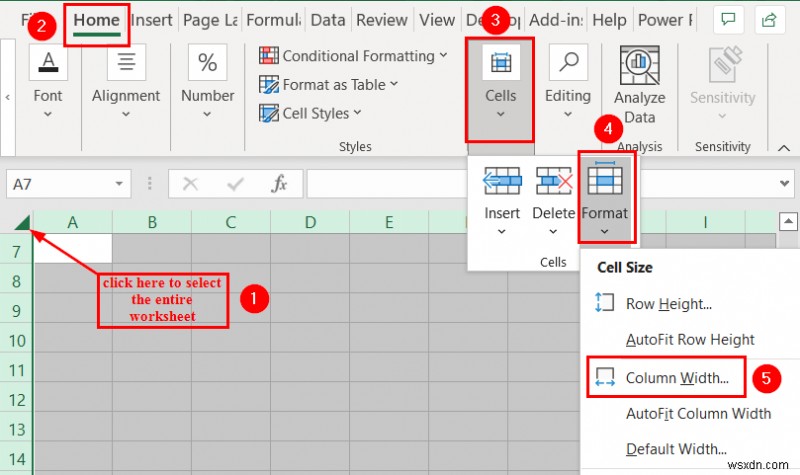 Excel에서 엔지니어링 도면을 그리는 방법(2 적절한 예)