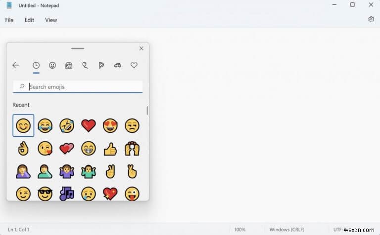 Windows의 키보드에서 Emoji를 사용하는 방법
