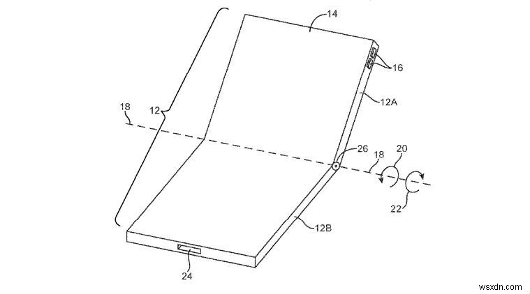 접이식 iPhone 모델에 대한 특허 세부 정보 힌트
