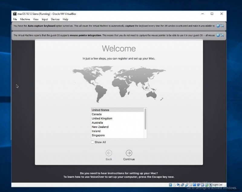 VirtualBox에서 Windows 10에 MacOS를 설치하는 방법