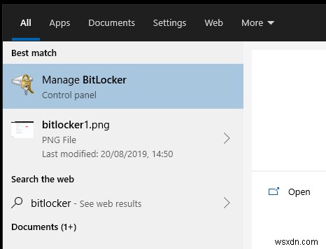 Windows 10에 내장된 전체 디스크 암호화 도구인 BitLocker 시작하기