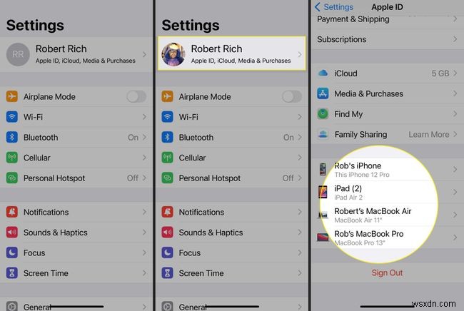 Apple ID에서 기기를 제거하는 방법 총정리