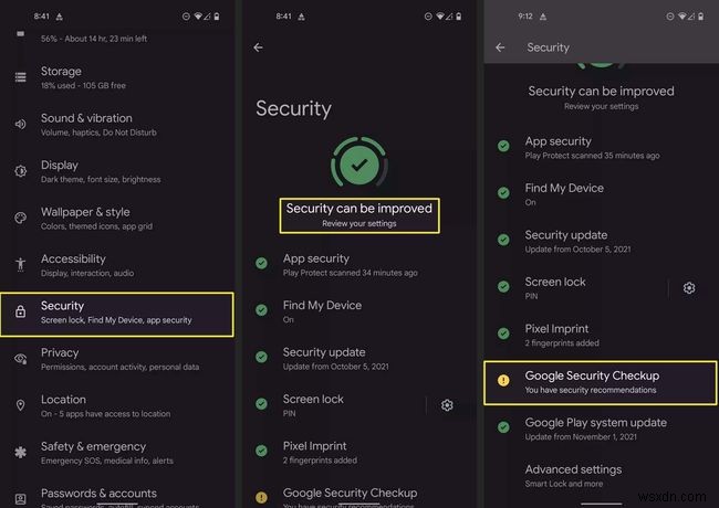 Android 12 보안 허브 접속 방법과 주요 기능 총정리