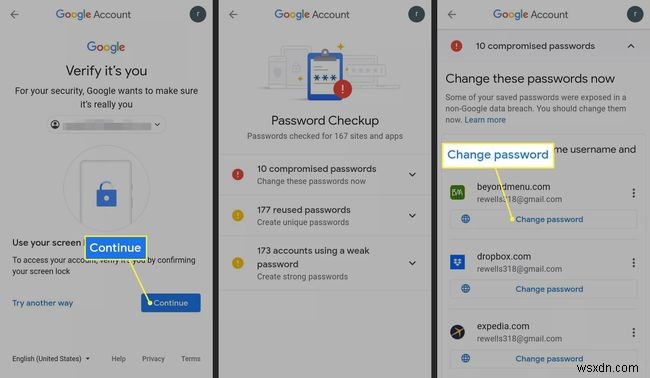 안드로이드에서 구글 비밀번호 진단(Password Checkup) 사용하는 방법