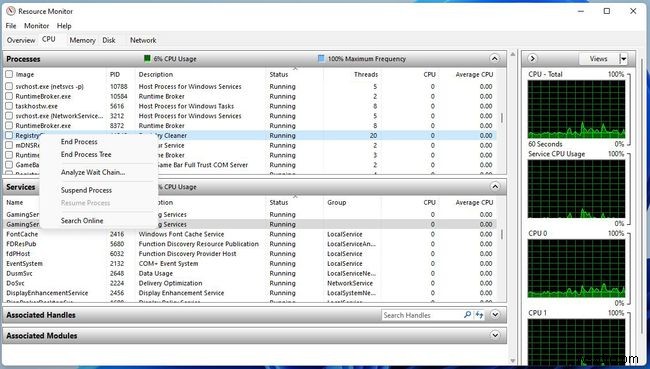 Windows 11에서 CPU 사용량 확인하는 방법 총정리