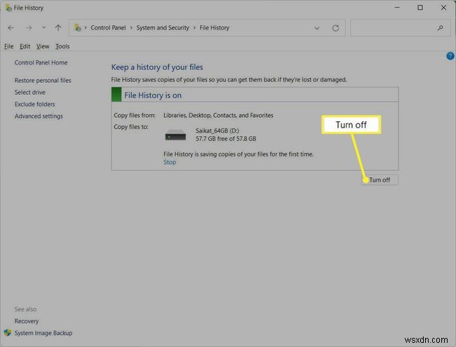 Windows 11 전체 백업 방법, 파일 기록으로 자동 백업 설정하기