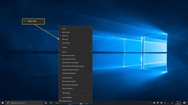 Windows 10에서 사라진 빠른 실행 도구 모음(Quick Launch) 다시 추가하는 방법