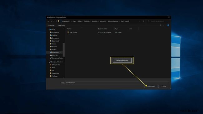 Windows 10에서 사라진 빠른 실행 도구 모음(Quick Launch) 다시 추가하는 방법