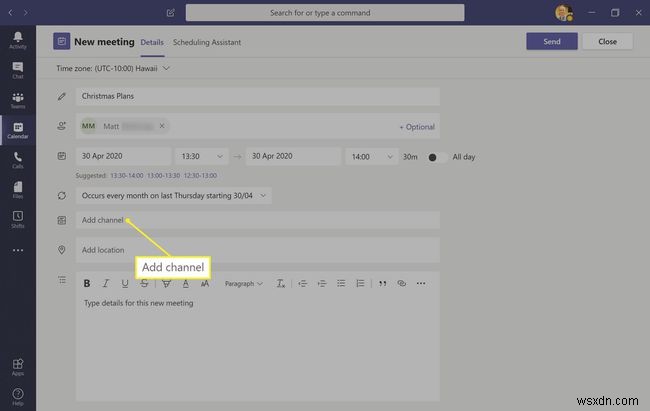 Microsoft Teams 캘린더 사용법: 일정 생성부터 공유와 편집까지 완벽 가이드