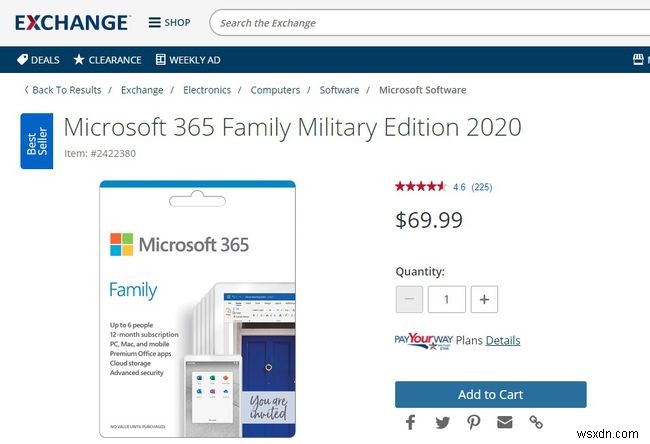 마이크로소프트 Office 및 Microsoft Store 군인 할인 받는 방법