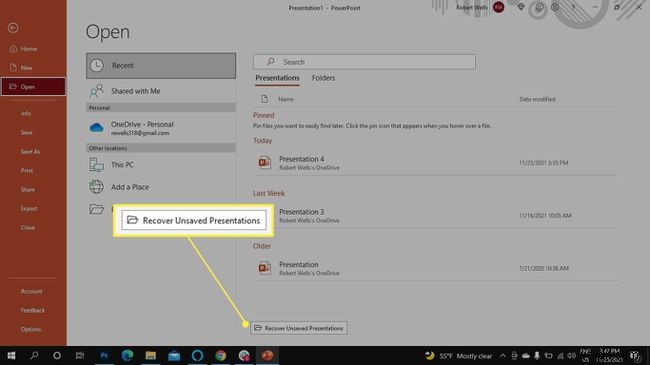 저장하지 않은 파워포인트(PowerPoint) 파일 복구하는 방법 총정리