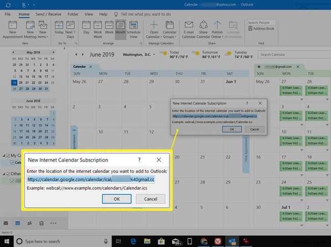 Windows 바탕화면에서 Google 캘린더를 확인하는 방법