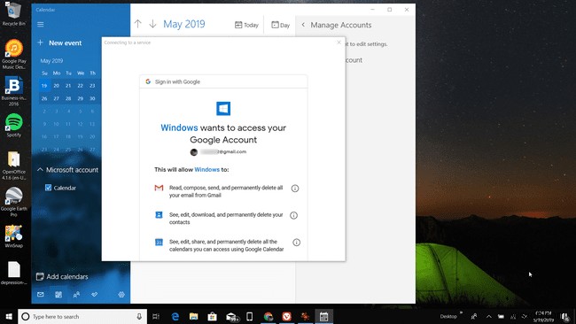 Windows 바탕화면에서 Google 캘린더를 확인하는 방법