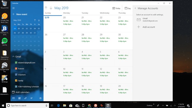 Windows 바탕화면에서 Google 캘린더를 확인하는 방법