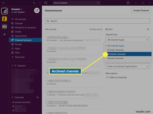 Slack 채널 삭제 방법: 활성 채널부터 보관된 채널까지 한 번에 정리