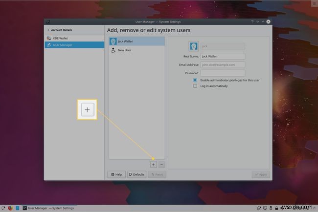 KDE Plasma 데스크톱에서 리눅스 사용자 추가하는 방법 총정리