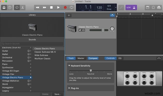 맥(Mac) 키보드를 GarageBand 피아노로 활용하는 방법