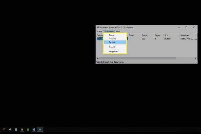 프린터 인쇄 작업 취소 및 대기열 삭제 방법 (Windows 10)