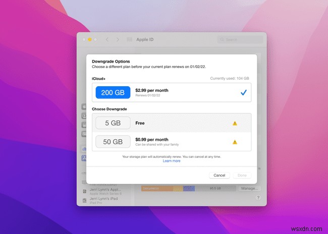 iCloud 저장 공간 요금제 해지 방법 (아이폰·맥·윈도우)