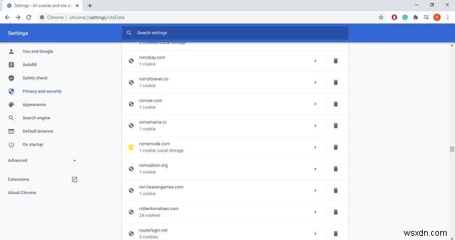 크롬(Chrome)에서 쿠키와 캐시 삭제하는 방법 총정리