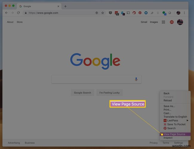 크롬(Chrome)에서 웹페이지 HTML 소스 코드 확인하는 방법