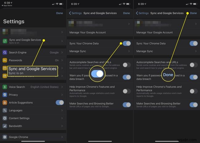 PC·안드로이드·iOS 기기에서 Chrome 동기화 끄는 방법