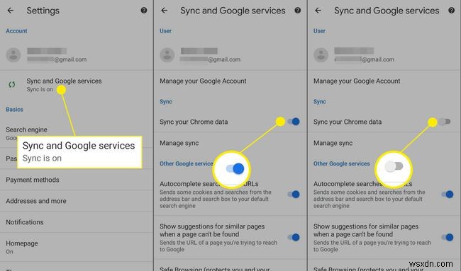 PC·안드로이드·iOS 기기에서 Chrome 동기화 끄는 방법