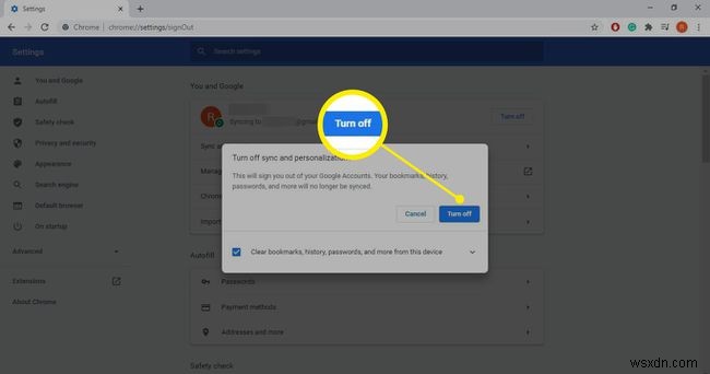 PC·안드로이드·iOS 기기에서 Chrome 동기화 끄는 방법