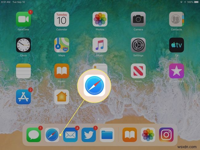iPad 홈 화면에 Safari 웹사이트 바로가기 추가하는 방법