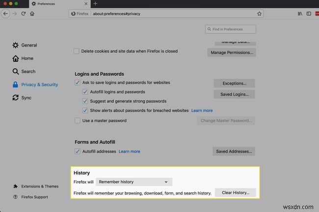 파이어폭스(Firefox) 인터넷 사용 기록 및 개인 데이터 삭제·관리 방법