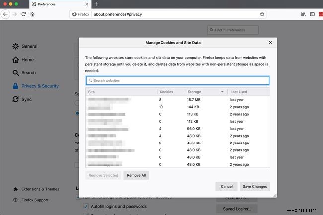 파이어폭스(Firefox) 인터넷 사용 기록 및 개인 데이터 삭제·관리 방법