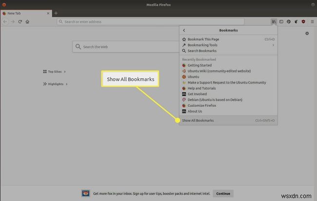 파이어폭스(Firefox) 북마크 백업 및 복원하는 방법
