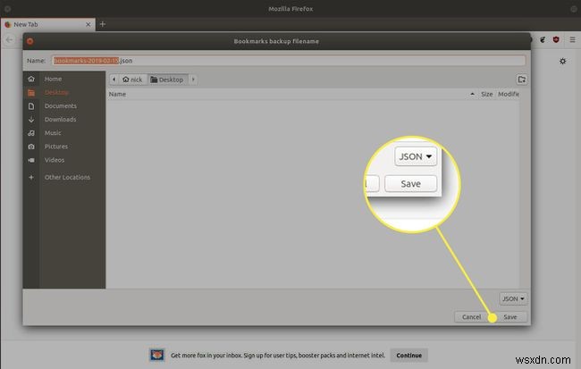 파이어폭스(Firefox) 북마크 백업 및 복원하는 방법