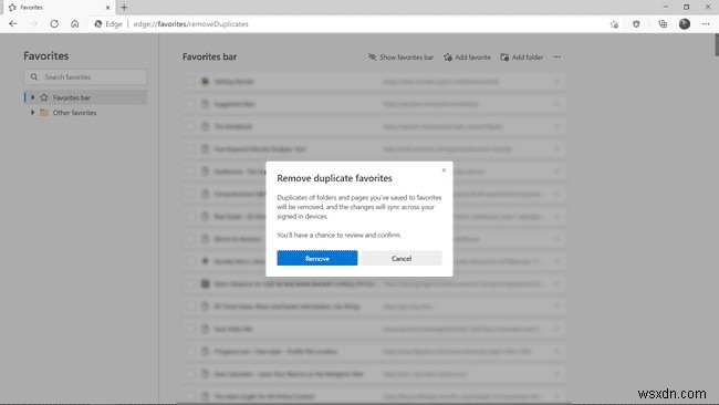 Microsoft Edge 즐겨찾기 백업 및 복원 방법