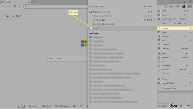 Microsoft Edge 즐겨찾기 백업 및 복원 방법