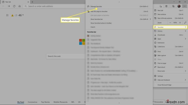 Microsoft Edge 즐겨찾기 백업 및 복원 방법